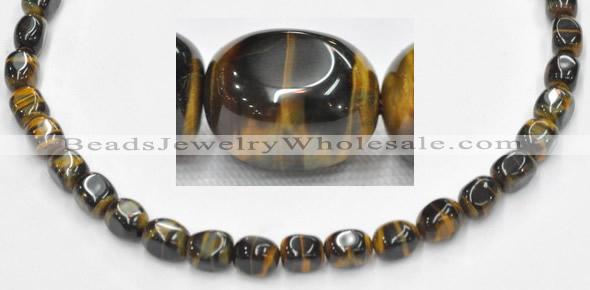 CTE33 15.5 inches 10*14mm freeform blue tiger eye beads wholesale