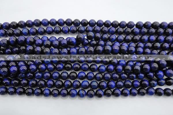 CTE416 15.5 inches 8mm round blue tiger eye beads wholesale