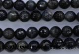 CTE442 15.5 inches 8mm faceted round blue tiger eye beads