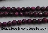 CTE471 15.5 inches 6mm faceted round red tiger eye beads wholesale