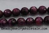 CTE473 15.5 inches 10mm faceted round red tiger eye beads wholesale