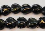 CTE650 15.5 inches 16*16mm heart blue tiger eye beads wholesale