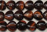 CTE890 15.5 inches 12*12mm heart red tiger eye beads wholesale