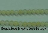 CTG05 15.5 inches 3mm round tiny yellow jade beads wholesale