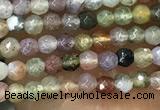 CTG1009 15.5 inches 2mm faceted round tiny Indian agate beads