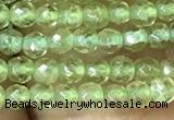 CTG1047 15.5 inches 2mm faceted round tiny peridot gemstone beads