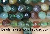 CTG1116 15.5 inches 3mm faceted round tiny Indian agate beads