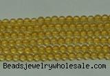 CTG116 15.5 inches 2mm round tiny citrine gemstone beads wholesale