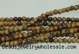 CTG117 15.5 inches 2mm round tiny leopard skin jasper beads wholesale