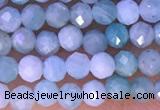 CTG1308 15.5 inches 3mm faceted round amazonite beads wholesale