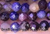 CTG1338 15.5 inches 4mm faceted round ruby & sapphire beads