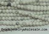 CTG135 15.5 inches 3mm round tiny white turquoise beads wholesale