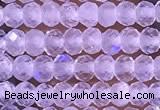 CTG1395 15.5 inches 2*3mm faceted rondelle tiny white moonstone beads