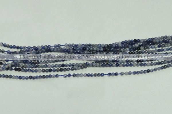 CTG145 15.5 inches 3mm round tiny sodalite gemstone beads wholesale