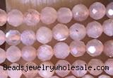 CTG1453 15.5 inches 2mm faceted round moonstone beads wholesale