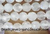 CTG1481 15.5 inches 3mm faceted round white moonstone beads