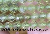 CTG1487 15.5 inches 3mm faceted round peridot gemstone beads