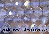 CTG1508 15.5 inches 3mm faceted round labradorite beads wholesale