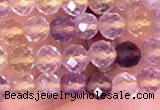 CTG1538 15.5 inches 4mm faceted round ametrine beads wholesale