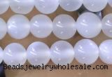 CTG1581 15.5 inches 4mm round white moonstone beads wholesale