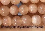 CTG1583 15.5 inches 4mm round moonstone gemstone beads wholesale