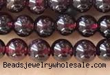 CTG1597 15.5 inches 4mm round red garnet beads wholesale