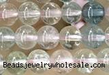 CTG1599 15.5 inches 4mm round morganite gemstone beads