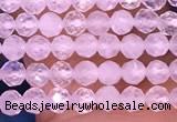 CTG1600 15.5 inches 2.5mm faceted round tiny white moonstone beads