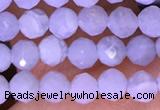 CTG1605 15.5 inches 3.8mm faceted round tiny blue lace agate beads