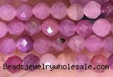 CTG1637 15.5 inches 3mm faceted round tiny ruby beads