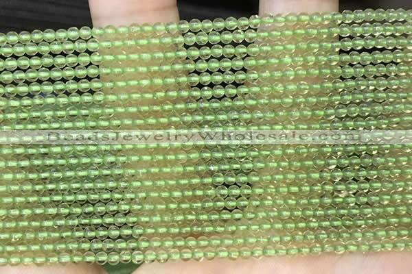 CTG2068 15 inches 2mm,3mm natural olive quartz gemstone beads