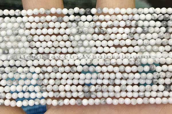 CTG2087 15 inches 2mm,3mm natural white howlite gemstone beads