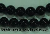 CTG21 15.5 inches 6mm round B grade black agate beads wholesale