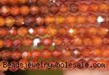 CTG2100 15 inches 2mm faceted round tiny quartz glass beads