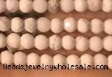 CTG2148 15 inches 2mm,3mm & 4mm faceted round white howlite beads