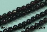 CTG22 15.5 inches 3mm round B grade tiny garnet beads wholesale