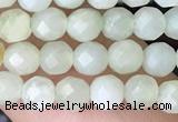 CTG2516 15.5 inches 4mm faceted round jade beads wholesale