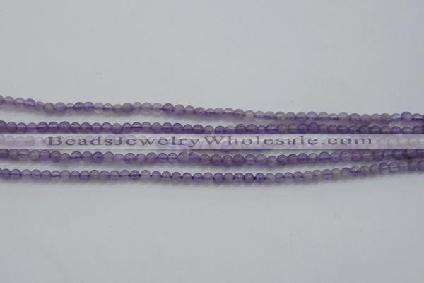 CTG252 15.5 inches 3mm round tiny amethyst gemstone beads