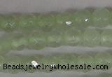 CTG302 15.5 inches 3mm faceted round ting prehnite agate beads