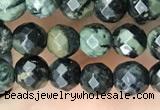 CTG3561 15.5 inches 4mm faceted round kambaba jasper beads