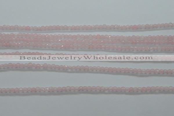 CTG401 15.5 inches 2mm faceted round tiny dyed candy jade beads