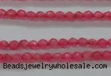 CTG402 15.5 inches 2mm faceted round tiny dyed candy jade beads