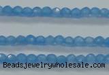 CTG409 15.5 inches 2mm faceted round tiny dyed candy jade beads