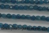 CTG410 15.5 inches 2mm faceted round tiny dyed candy jade beads