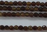 CTG425 15.5 inches 2mm faceted round tiny agate gemstone beads