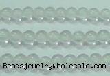 CTG44 15.5 inches 2mm round tiny white crystal beads wholesale