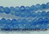 CTG62 15.5 inches 2mm round tiny dyed white jade beads wholesale