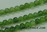 CTG63 15.5 inches 2mm round tiny dyed white jade beads wholesale