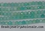 CTG647 15.5 inches 2mm faceted round Peru amazonite beads