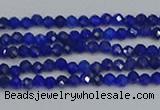 CTG649 15.5 inches 2mm faceted round lapis lazuli gemstone beads